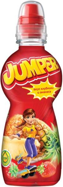 JUMPER напиток клубника-ананас 0,33 спорт-лок (12)